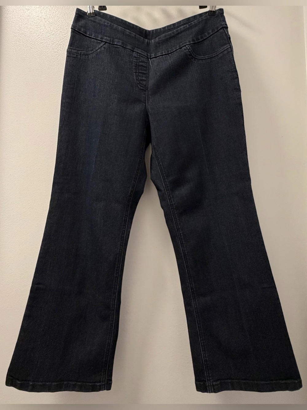 Allison Daley Petite Dark Wash Stretch Bootcut Jeans 12P